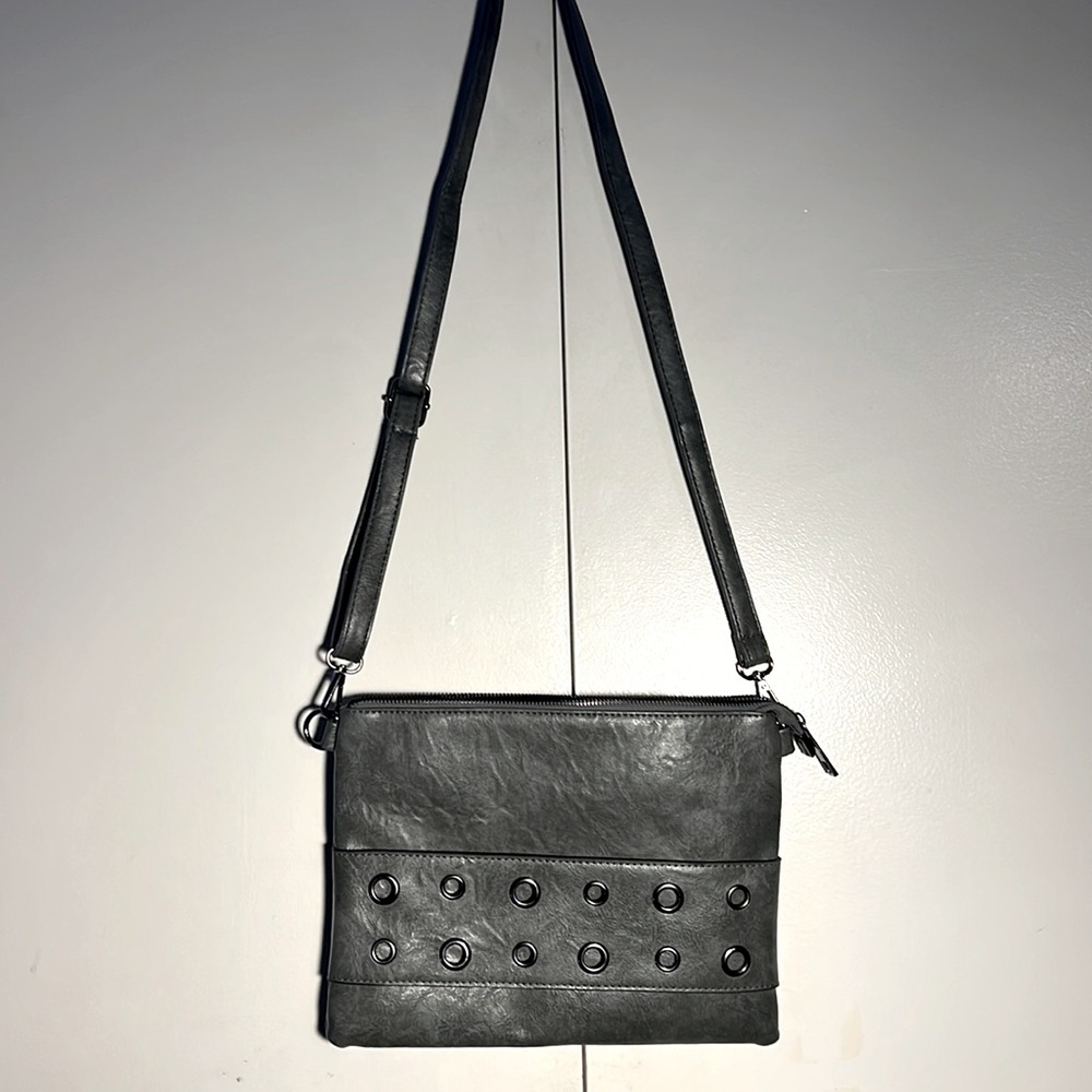 Shoulder Bag With A Detachable Strap / Wristlet